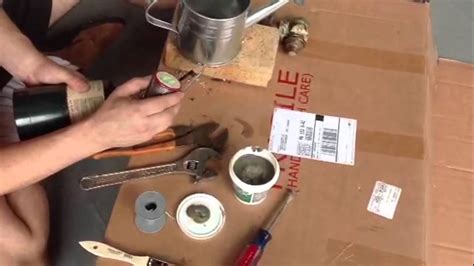 How To Solder A Tin Watering Can Youtube
