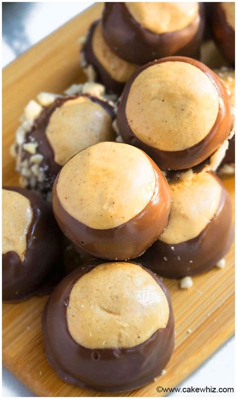 Easy Buckeye Recipe Peanut Butter Balls Cakewhiz