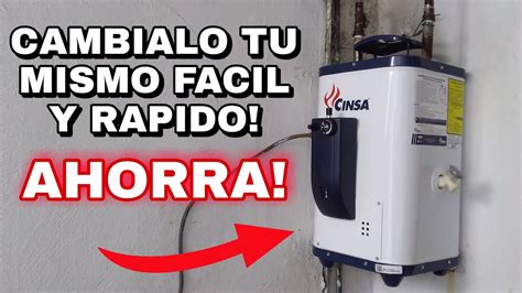 Como Instalar Un Calentador De Paso O Boiler Youtube