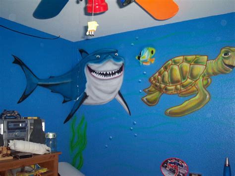 Apparently nemo means nothing, so this people love the fish more than the boy. Wall Decal Quotes: Wall Mural Ideas For Kids Under The Sea....