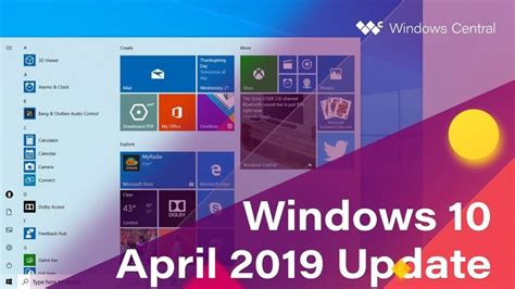 Windows 10 April 2019 Update Official Release Demo Windows 10