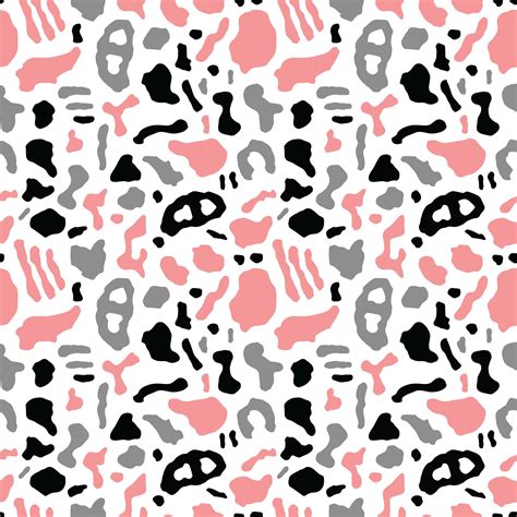 Seamless Pattern With Organic Abstract Shapes 1824868 Vector Art At