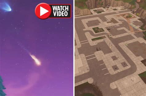 Fortnite Tilted Towers Destroyed Meteor Strike Across The Map Ps4