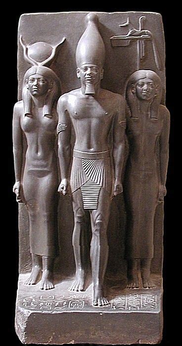 Triada Mykerinosa Historia Sztuki Starożytny Egipt Sztuka