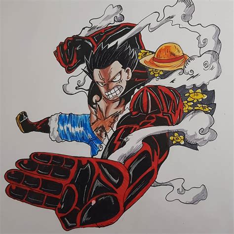 luffy gear  drawing   awhile  onepiece