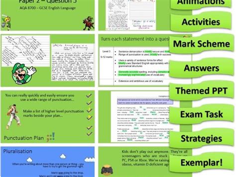 Gcse english article example and gcse english language speech example essay tasks, modelled on the aqa exam paper. AQA 8700 English Language - Paper 2 - Question 5 - Gaming ...