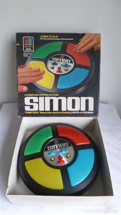 Juegos míticos de los 80s. Juego simon de mb de los 80 vintage - Vendido en Venta Directa - 61617440