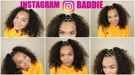Ig Baddieinstagram Curly Hairstyle Youtube