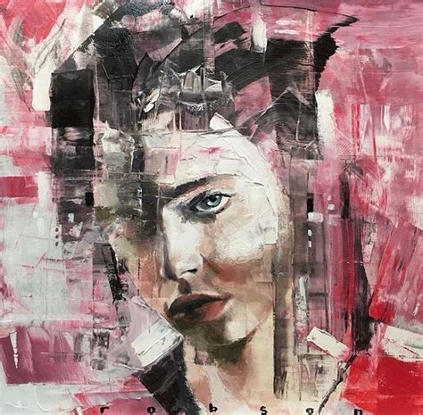 Brad Robson Abstract Portrait Painting Abstract Painting Painting