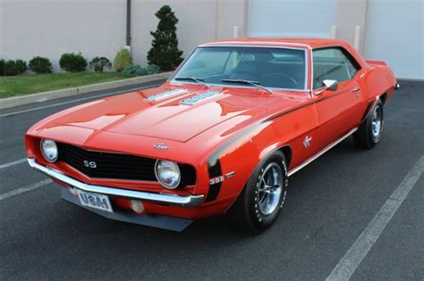 1969 Chevrolet Camaro Ss 396350hp W 4 Speed Hugger Orange Fully