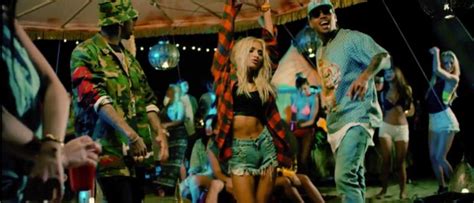 pia mia throws beach party with tyga and chris brown in “do it again” music video watch