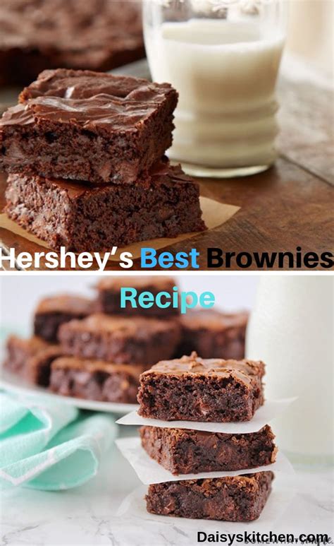 Make these fudgy brownies (mixes in 5 minutes!) made easy. Hershey's Best Brownies | Recipe | Best brownie recipe ...