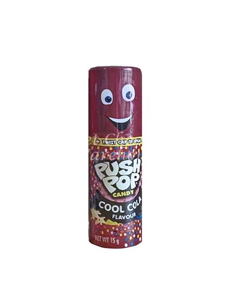 Push Pop Candy Cool Cola Flavour 15g Sweet Chocolate Warehouse