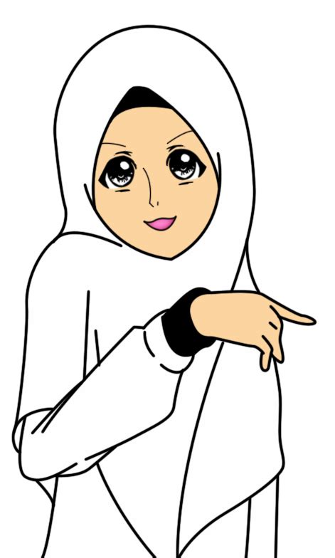 Fizgraphic Freebies Doodle Muslimah Ayu