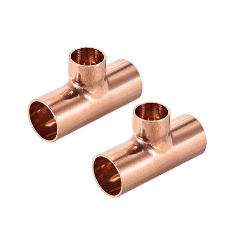 1 2 Inch X 5 8 Inch Copper Reducing Tee Copper Pressure Pipe Fitting For Plumbing Supply And