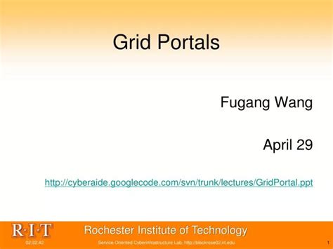 Ppt Grid Portals Powerpoint Presentation Free Download Id4638699