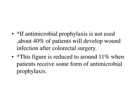 Ppt Prophylaxis Antibiotics In Colorectal Surgery Powerpoint