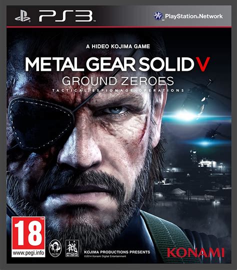 Konami Metal Gear Solid V Ground Zeroes Ps3 Edizione Regno Unito