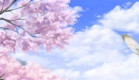 Anime Spring Trees Wallpaper Books 2