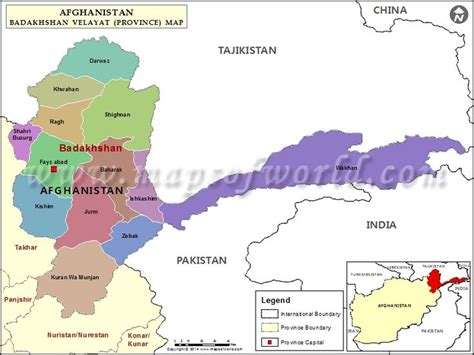 Badakhshan Map Map Of Badakhshan Province Velayat Afghanistan Map