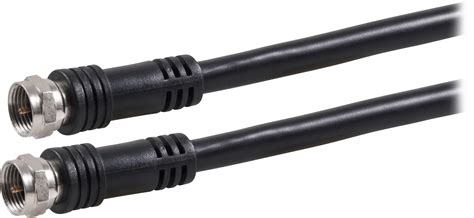Onn 25 Rg6 Dual Shield Coaxial Cable Black