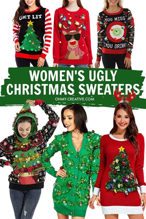 Womens Ugly Christmas Sweaters Ugly Christmas Sweater Women Ugly Christmas Sweater Ugly