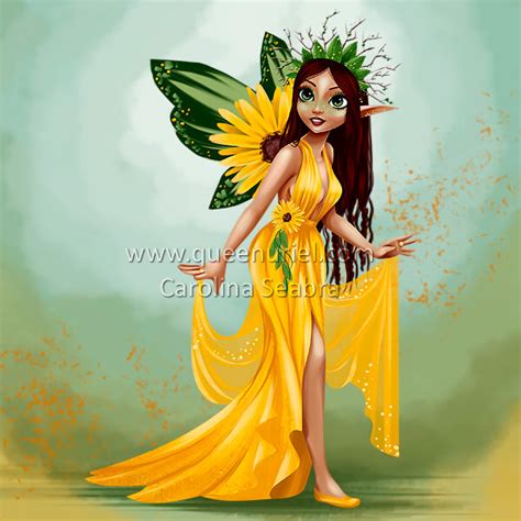 Sunflower Fairy Queen Uriels Art And Psp Tube Store