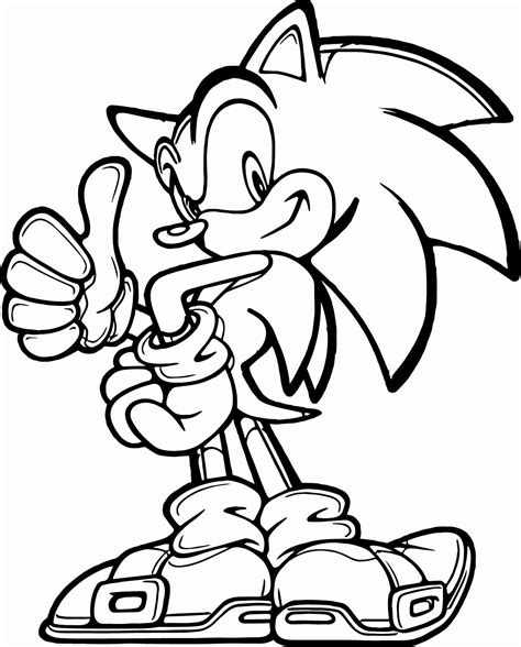Sonic The Hedgehog Coloring Book Inspirational Perfect Sonic The