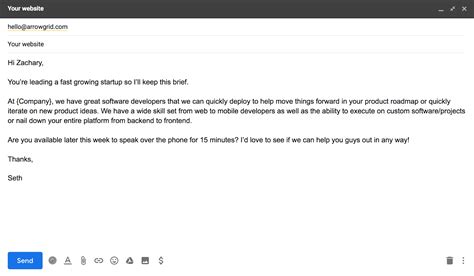 Follow Up Email Sample Gululevel
