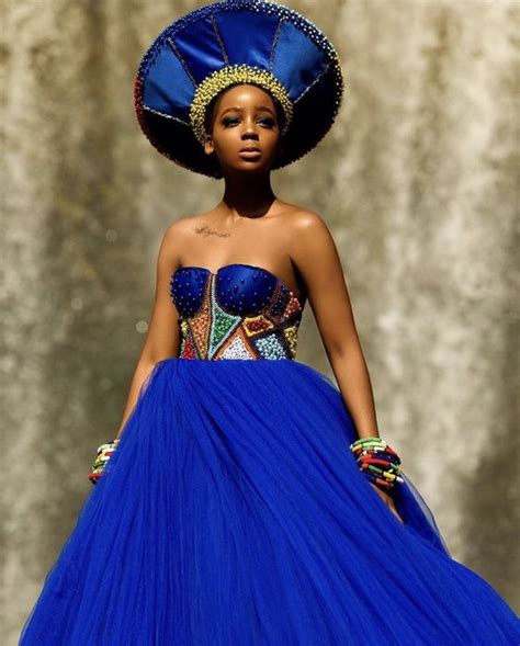 Modern Zulu Traditional Dresses For African Women Shweshwe 4u