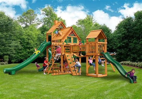 The Reserve Ii Treehouse Swing Sets Kids World Play Ohio Cedar