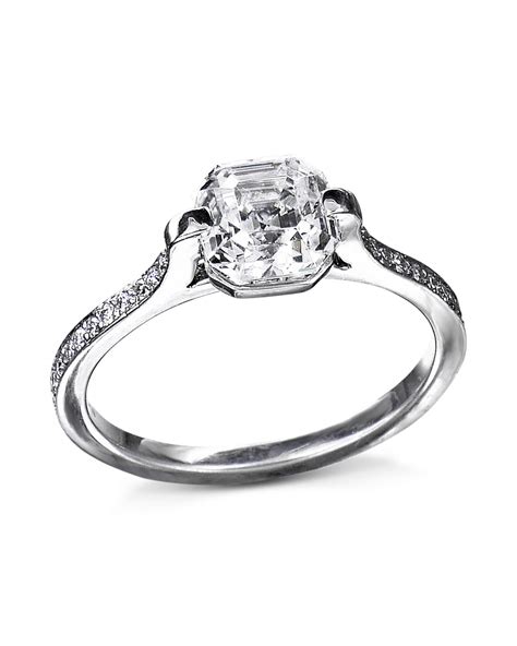Platinum 2 Prong Diamond Engagement Ring Turgeon Raine