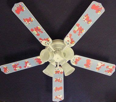 Living rooms usually need ceiling fans with a higher airflow, because this is an area where the whole family will gather with guests. Sesame Street Baby Nursery Elmo Ceiling Fan 52"" with ...