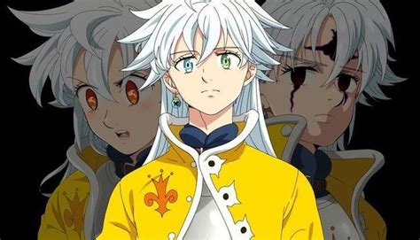An Anime Character With White Hair And Green Eyes Standing Next To