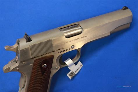 Colt 1911 Government Classic Stainless 45 Acp For Sale