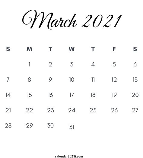 March 2021 Calendar Wallpapers Top Free March 2021 Calendar