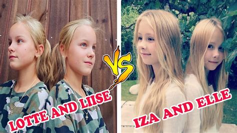 best lotte and liise vs iza and elle best twins stars musically compilation 2018 youtube