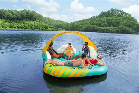Bestway Hydro Force Sunny 5 Person Inflatable Large Floating Island