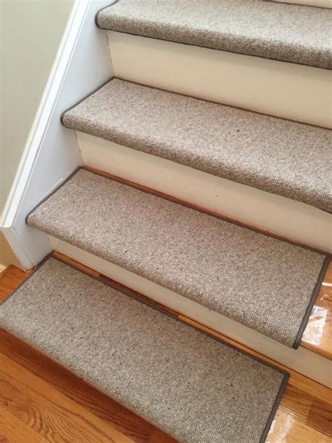 Morocco Stone 100 Wool True Bullnose Padded Carpet Stair Etsy In