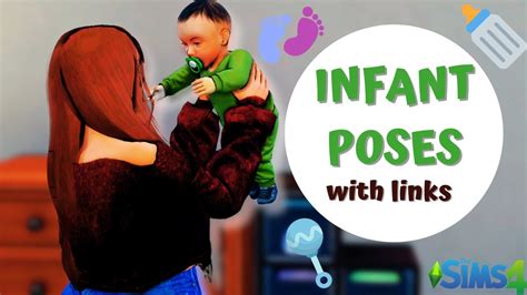These Infant Poses Are The Cutest😍👶🏾 W Links The Sims 4 Pose Player