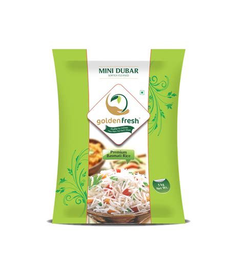 Rice packaging design company | basmati rice packaging design. Golden Fresh-Basmati Rice Packaging - Adwintage