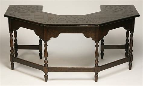 19th C English Jacobean Style Library Table