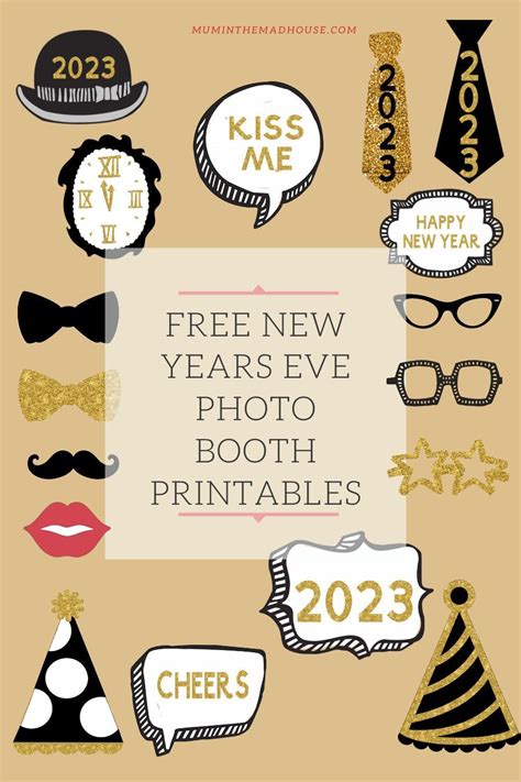 Free Printable New Years Eve Party Photo Booth Props Photo Booth Props Photo Booth Props Free