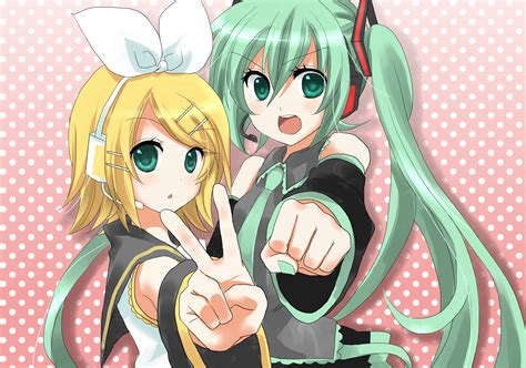 Hatsune Miku And Rin Kagamine By Vocaloid Redlight On Deviantart