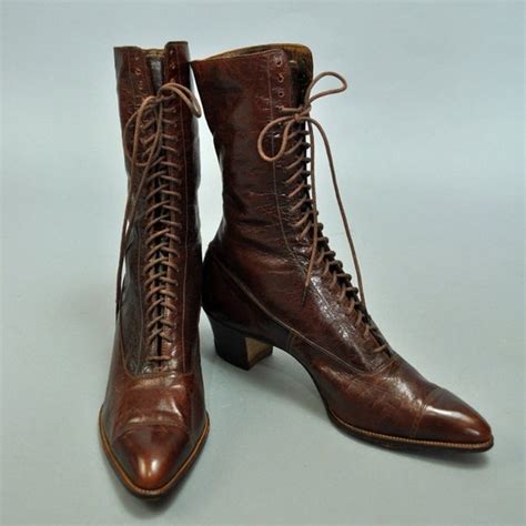 30s Vintage Lace Up Ankle Boots Vintage 30s Victorian Boots