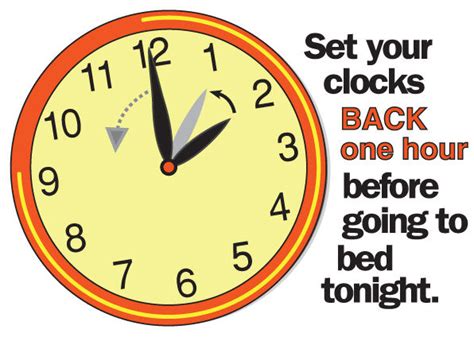 Set Your Clocks Back One Hour Tonight Pictures Photos And Images For
