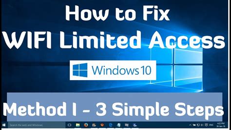 How To Fix Wifi Limited Access Problem In Windows 10 And Windows 11