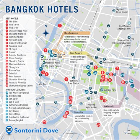 Where To Stay In Bangkok Our Favourite Areas Hotels Airport Map My