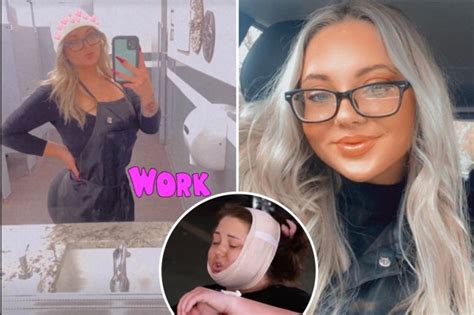 Teen Mom Jade Cline Shows Off Curves While At Work After Butt Lift