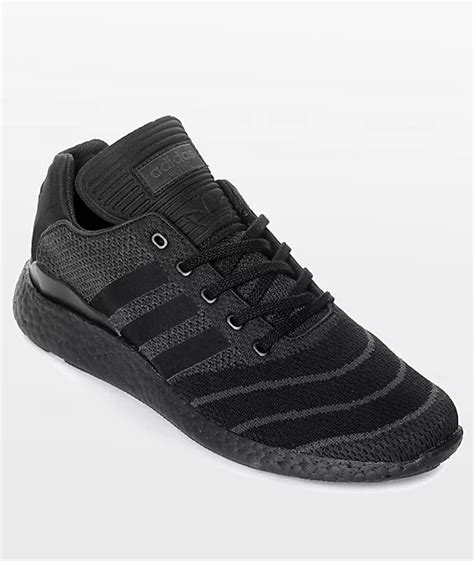 Adidas Busenitz Pure Boost Prime All Black Shoes Zumiez